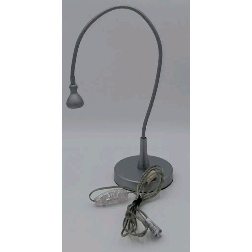 IKEA JANSJO Silver Flexible Articulating Led Desk Hobby Lamp
